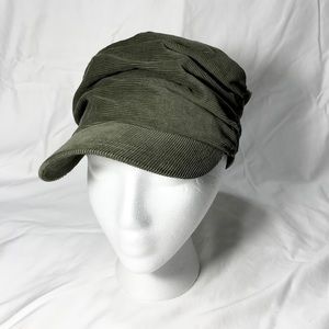 Olive Green Corduroy Hat